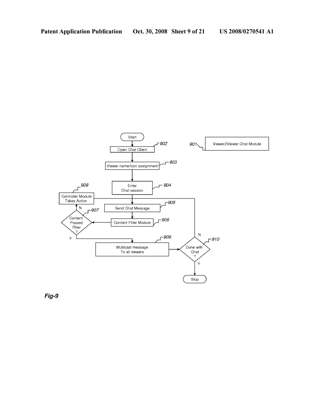 Interactive audio/video method on the internet - diagram, schematic, and image 10