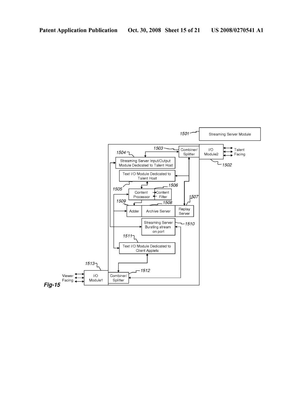 Interactive audio/video method on the internet - diagram, schematic, and image 16