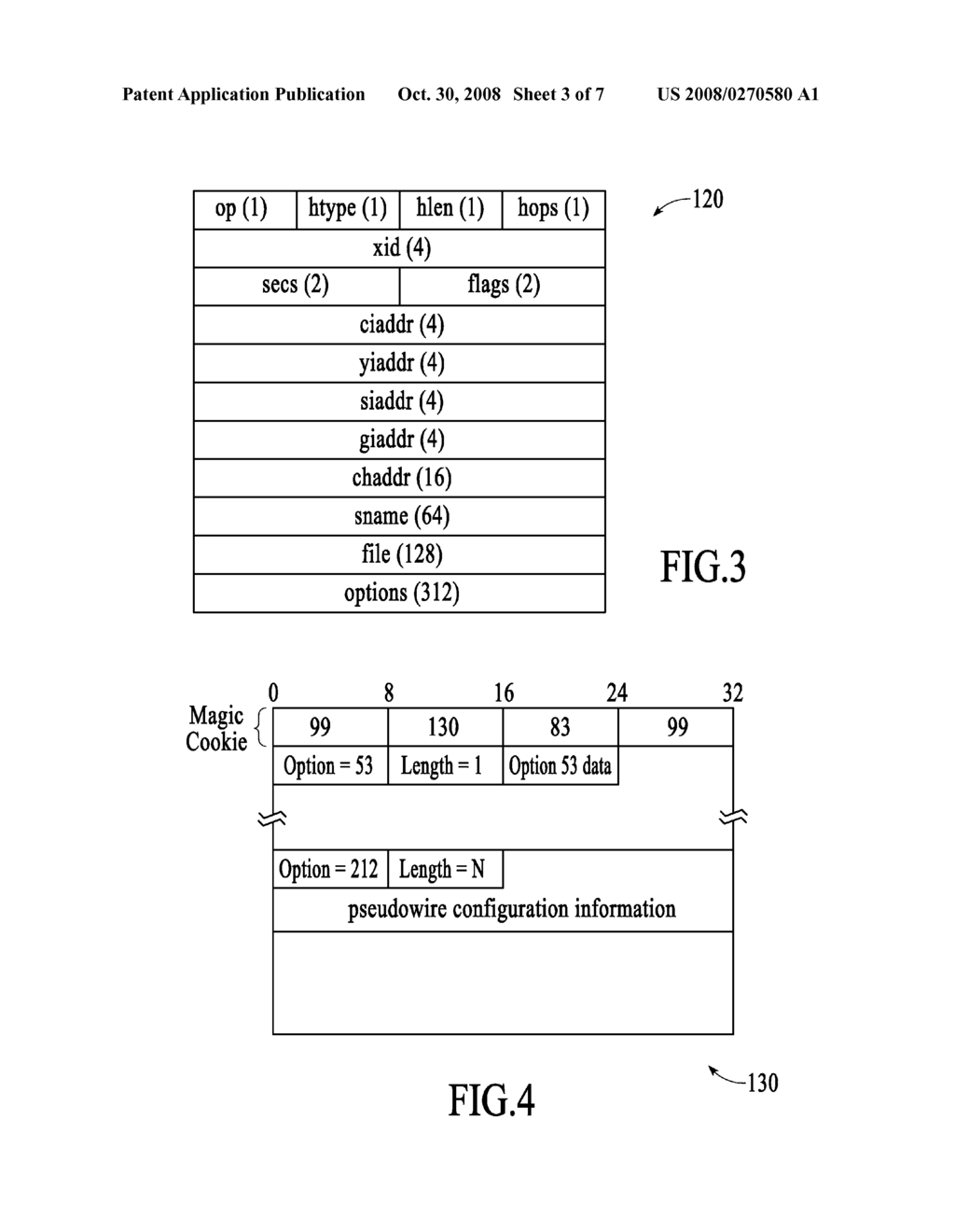 METHOD AND SYSTEM FOR CONFIGURING PSEUDOWIRES USING DYNAMIC HOST CONFIGURATION PROTOCOL (DHCP) MESSAGES - diagram, schematic, and image 04