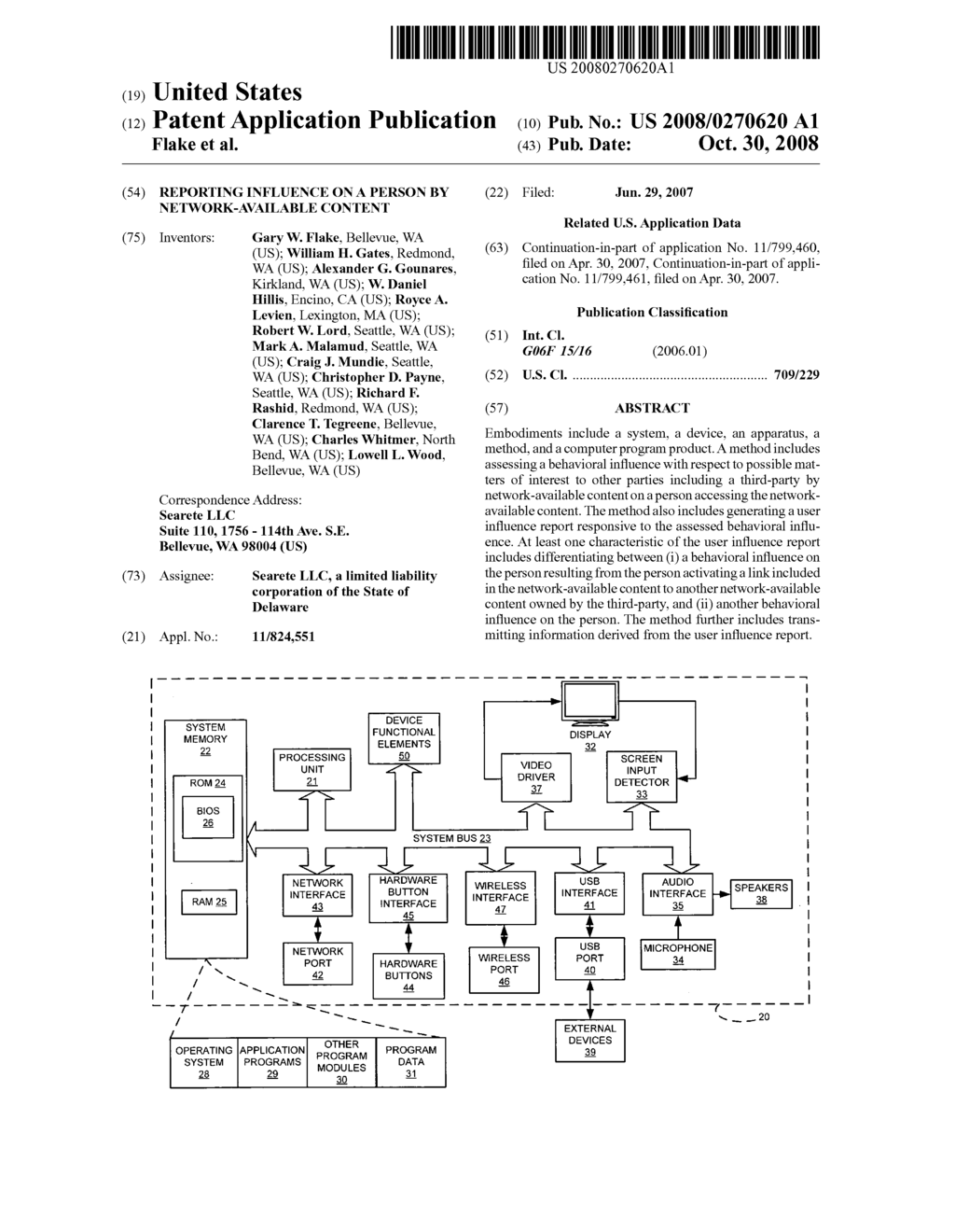 Reporting influence on a person by network-available content - diagram, schematic, and image 01