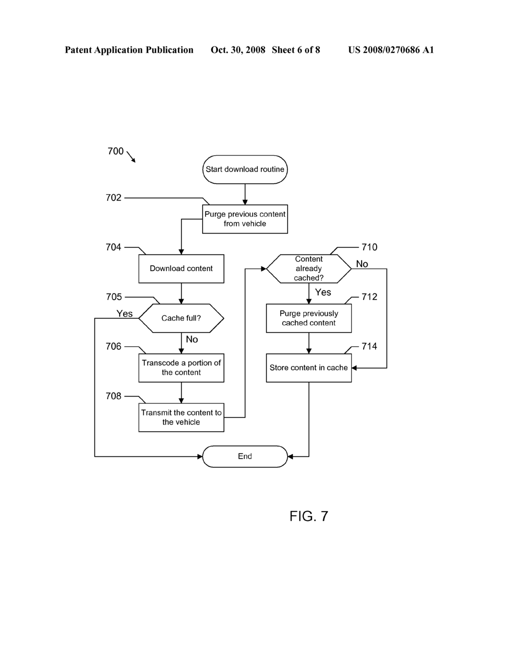 METHODS AND SYSTEM TO CACHE CONTENT ON A VEHICLE - diagram, schematic, and image 07