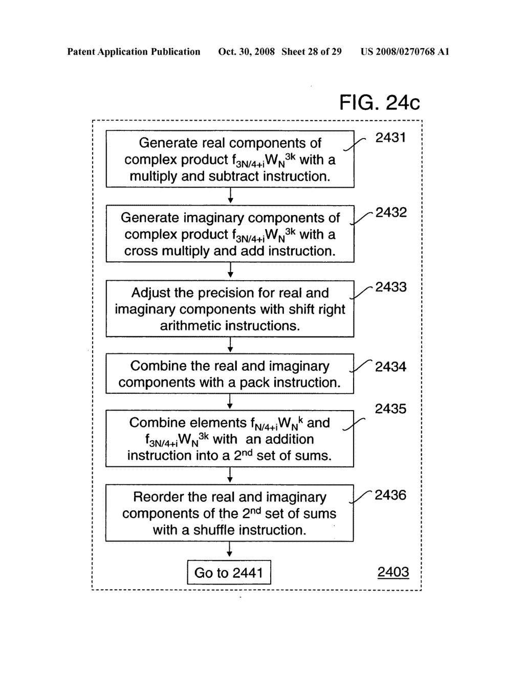 Method and apparatus for SIMD complex Arithmetic - diagram, schematic, and image 29