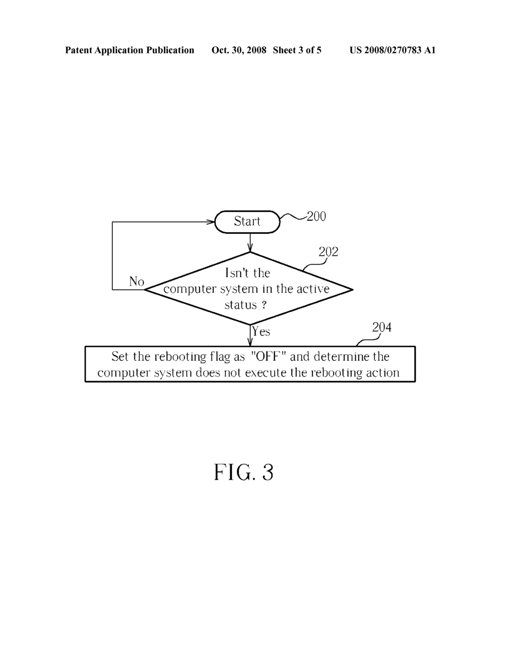 METHOD FOR DETERMINING A REBOOTING ACTION OF A COMPUTER SYSTEM AND RELATED COMPUTER SYSTEM - diagram, schematic, and image 04