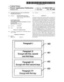 Method for Selective Encryption Within Documents diagram and image