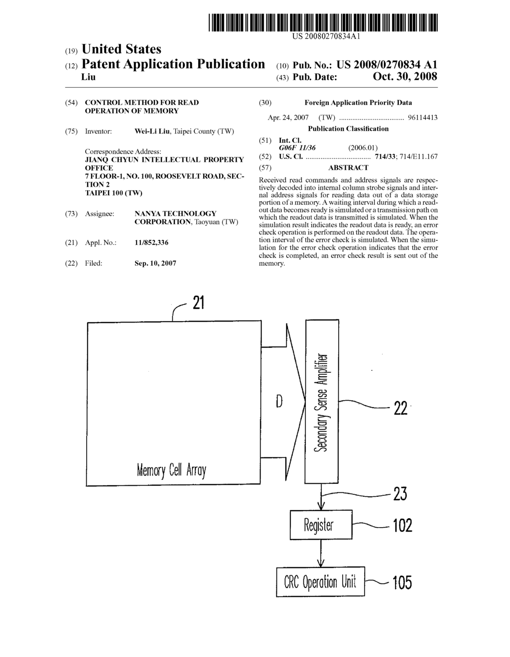 CONTROL METHOD FOR READ OPERATION OF MEMORY - diagram, schematic, and image 01