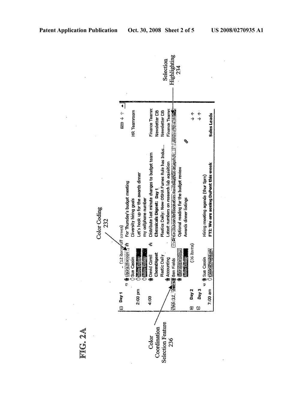 SYSTEM FOR PROVIDING A CATEGORY SEPARATION IN A LIST OF DOCUMENTS - diagram, schematic, and image 03