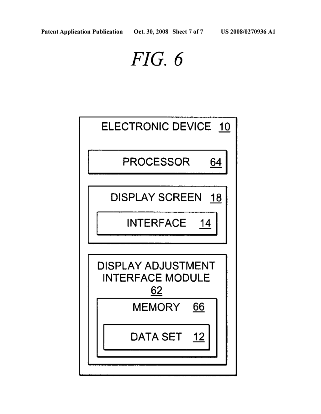 Electronic device display adjustment interface - diagram, schematic, and image 08