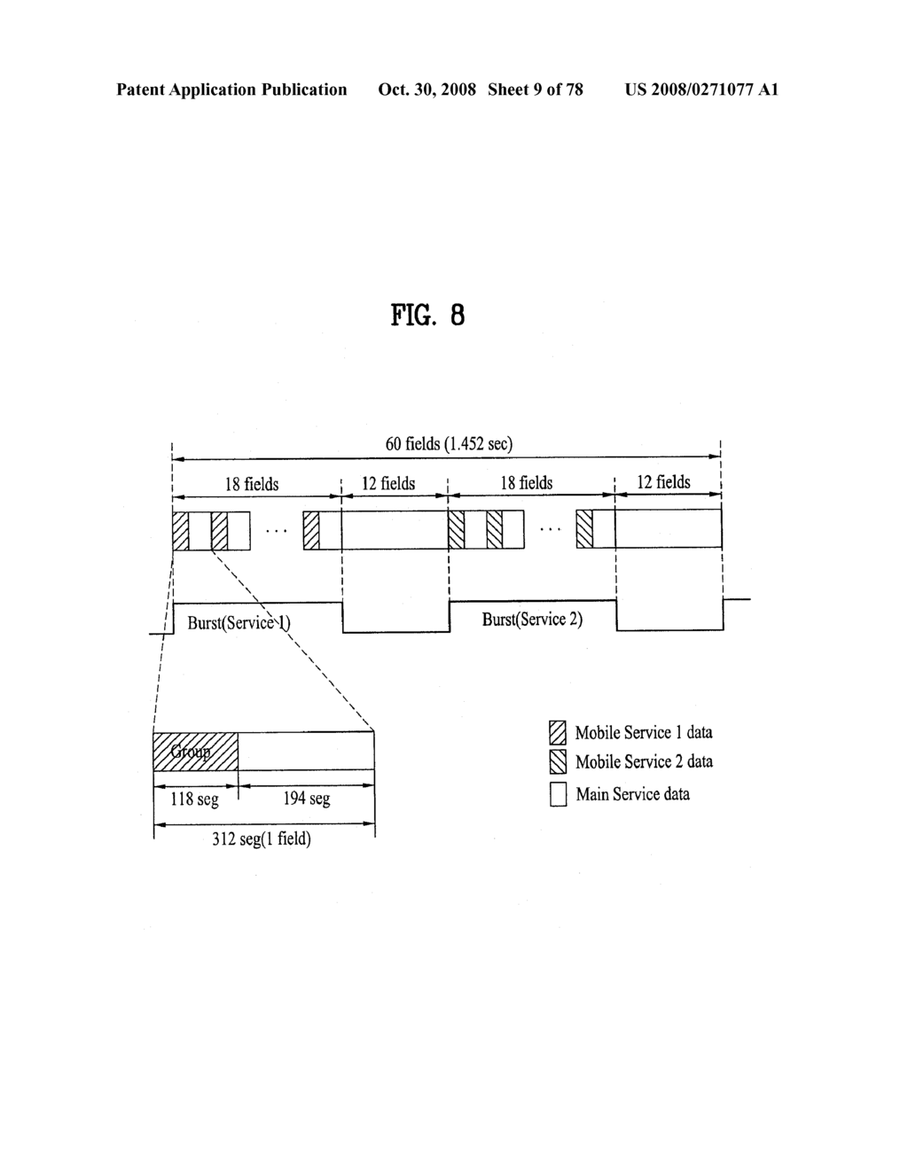 METHOD OF CONTROLLING AND APPARATUS OF RECEIVING MOBILE SERVICE DATA - diagram, schematic, and image 10