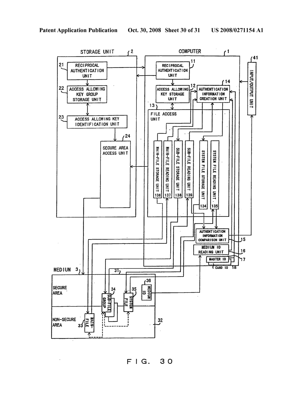 Apparatus, method and computer readable storage medium with recorded program for managing files with alteration preventing/detecting functions - diagram, schematic, and image 31