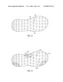 Article of Footwear Having a Worn Appearance and Method of Making Same diagram and image