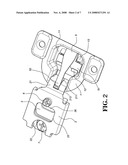 Multi-directional adjustment hinge diagram and image