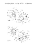 Compact adjustable hinge diagram and image