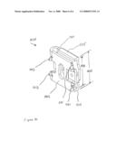 Compact adjustable hinge diagram and image