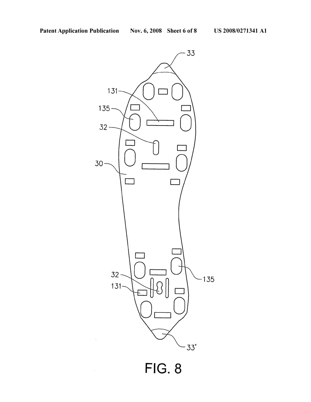 Sole Arrangement and Shoe - diagram, schematic, and image 07