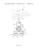 Plant potting having a sounding effect diagram and image