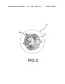 Method of fabricating abrasive having sliding and grinding effects diagram and image