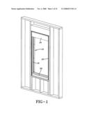 Frame assembly for the opening of a structure diagram and image