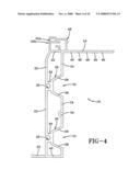 Frame assembly for the opening of a structure diagram and image