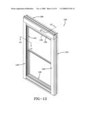 Frame assembly for the opening of a structure diagram and image