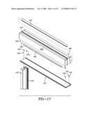 Frame assembly for the opening of a structure diagram and image