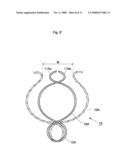 Tie, tie assembly, and tie attachment device diagram and image