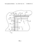 Compresent insulation arrangement for building openings diagram and image