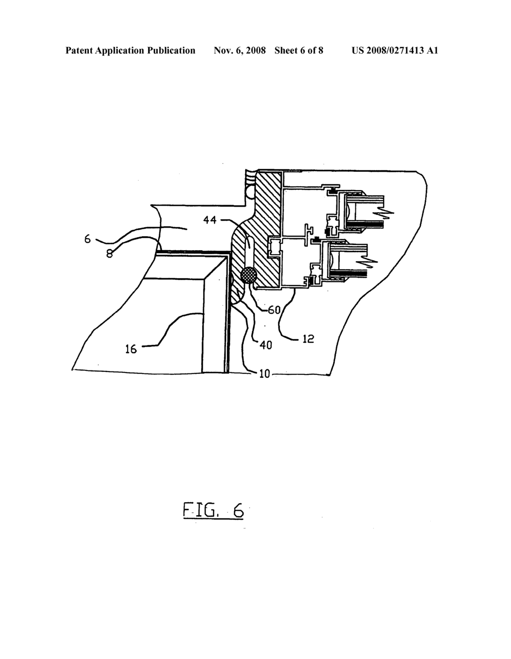 Compresent insulation arrangement for building openings - diagram, schematic, and image 07