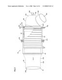 AIR FILTER HAVING FLUTED FILTER MEDIA diagram and image