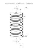 Particle burner disposed between an engine and a turbo charger diagram and image