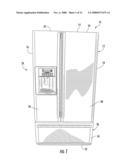 REFRIGERATOR HAVING COMPARTMENT CAPABLE OF CONVERTING BETWEEN REFRIGERATION AND FREEZING TEMPERATURES diagram and image