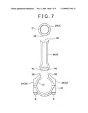 Connecting rod for internal combustion engine and method of manufacturing the connecting rod diagram and image