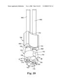 Barrier structure and nozzle device for use in tools used to process microelectronic workpieces with one or more treatment fluids diagram and image