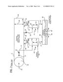 Method of operating a cooling fluid system diagram and image