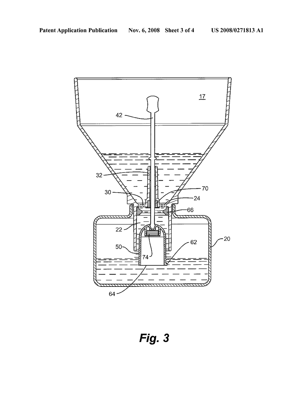 Funnel With Shut Off Valve - diagram, schematic, and image 04