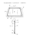 Foldable shades for aircraft cockpits diagram and image