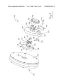 BRAKING DEVICE FOR ELEVATING PLATFORM ASSEMBLY diagram and image