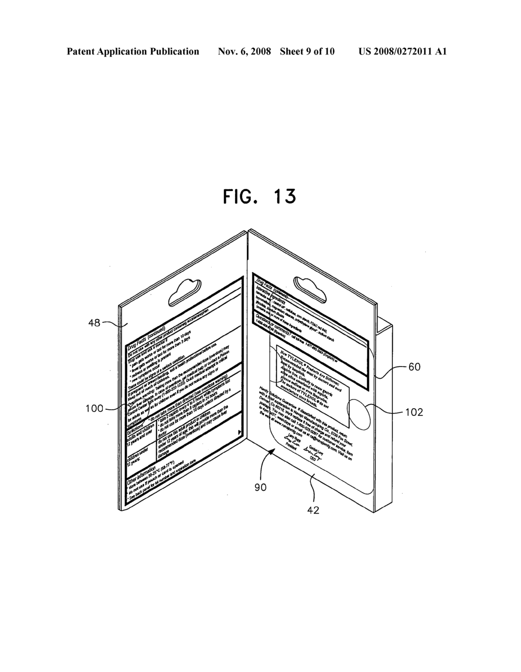 Drug delivery box for individual doses of medicine - diagram, schematic, and image 10