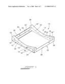 SUPPORT CRADLE FOR ROLLED COILS AND OTHER CYLINDRICAL OBJECTS diagram and image