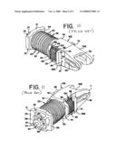 Combination yoke and elastomeric draft gear diagram and image