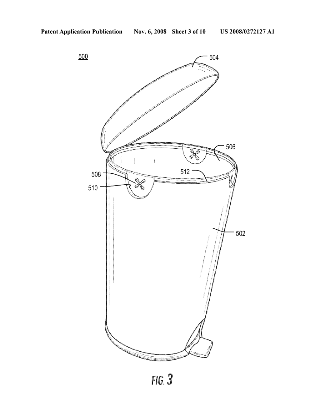 CONTAINER ASSEMBLIES WITH BAG ENGAGING MEMBER - diagram, schematic, and image 04