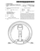 BUTTON ACTUATED SPILL-PROOF LID FOR TRAVEL MUG diagram and image