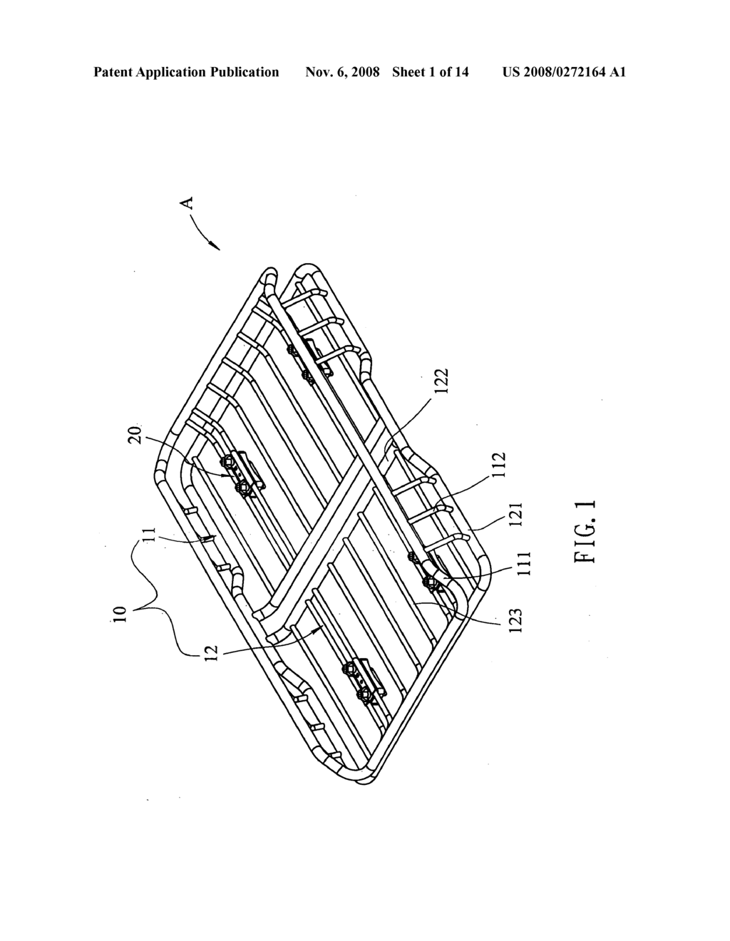 Roof rack for vehicles - diagram, schematic, and image 02