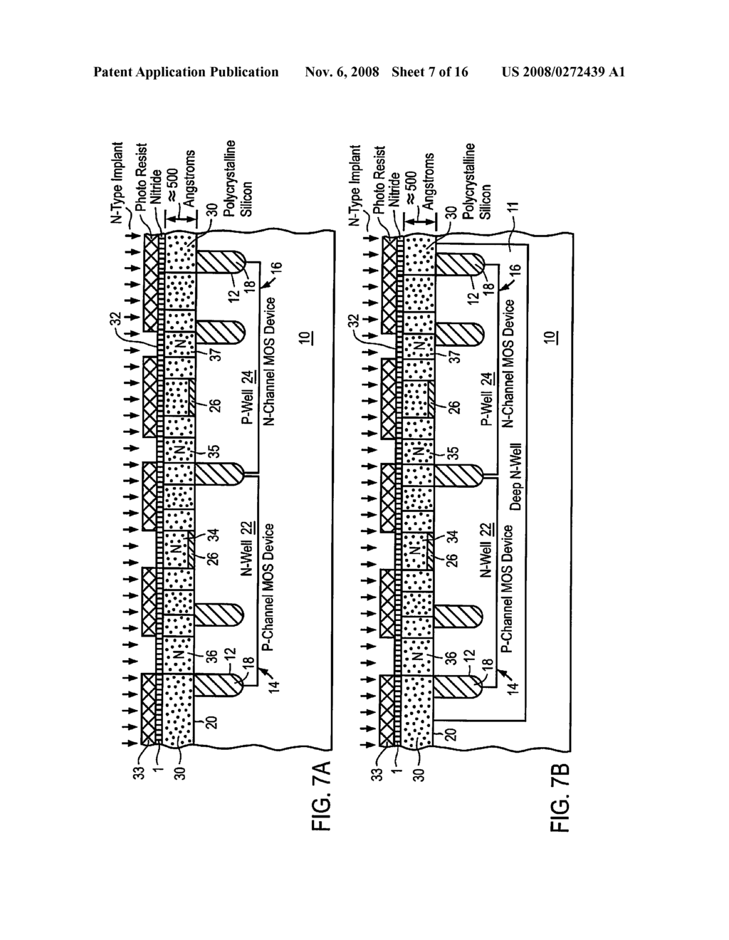 SMALL GEOMETRY MOS TRANSISTOR WITH THIN POLYCRYSTALLINE SURFACE CONTACTS AND METHOD FOR MAKING - diagram, schematic, and image 08