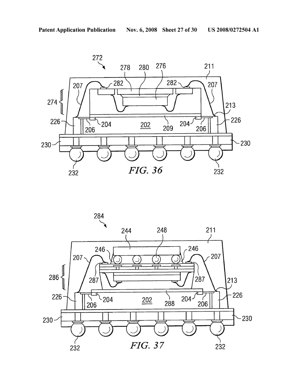 Package-in-Package Using Through-Hole via Die on Saw Streets - diagram, schematic, and image 28