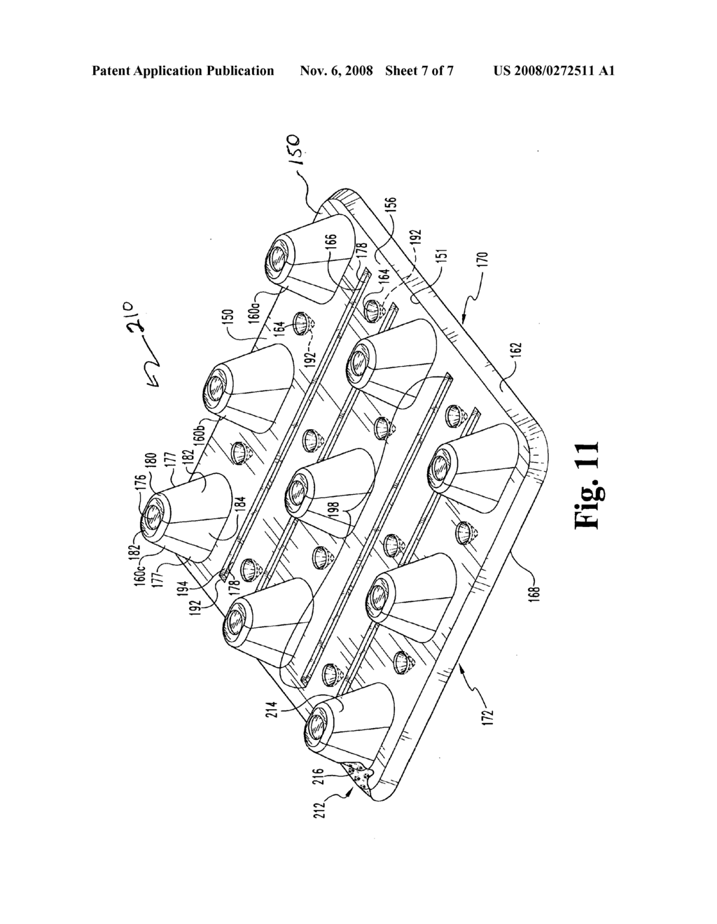 METHOD OF MOLDING LOAD-BEARING ARTICLES FROM COMPRESSIBLE CORES AND HEAT MALLEABLE COVERINGS - diagram, schematic, and image 08