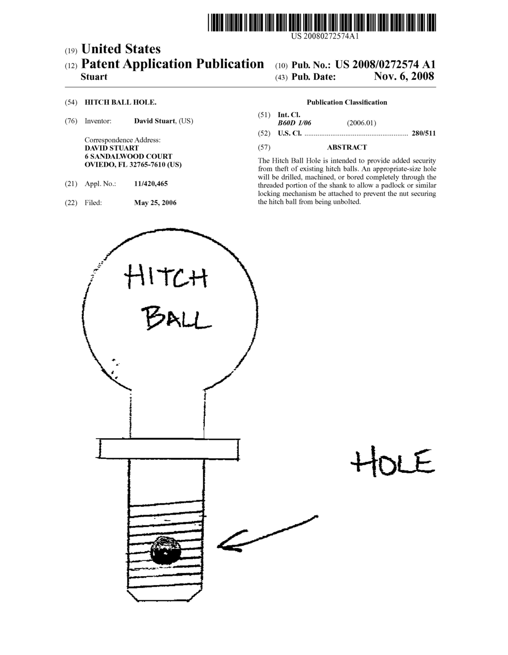 Hitch ball hole. - diagram, schematic, and image 01