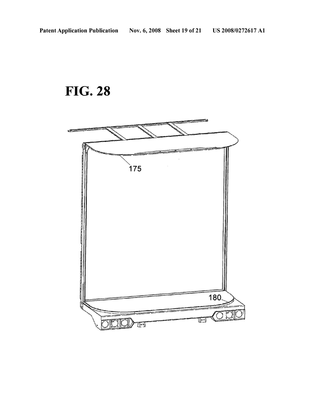 Trailer With Aerodynamic Rear Door - diagram, schematic, and image 20