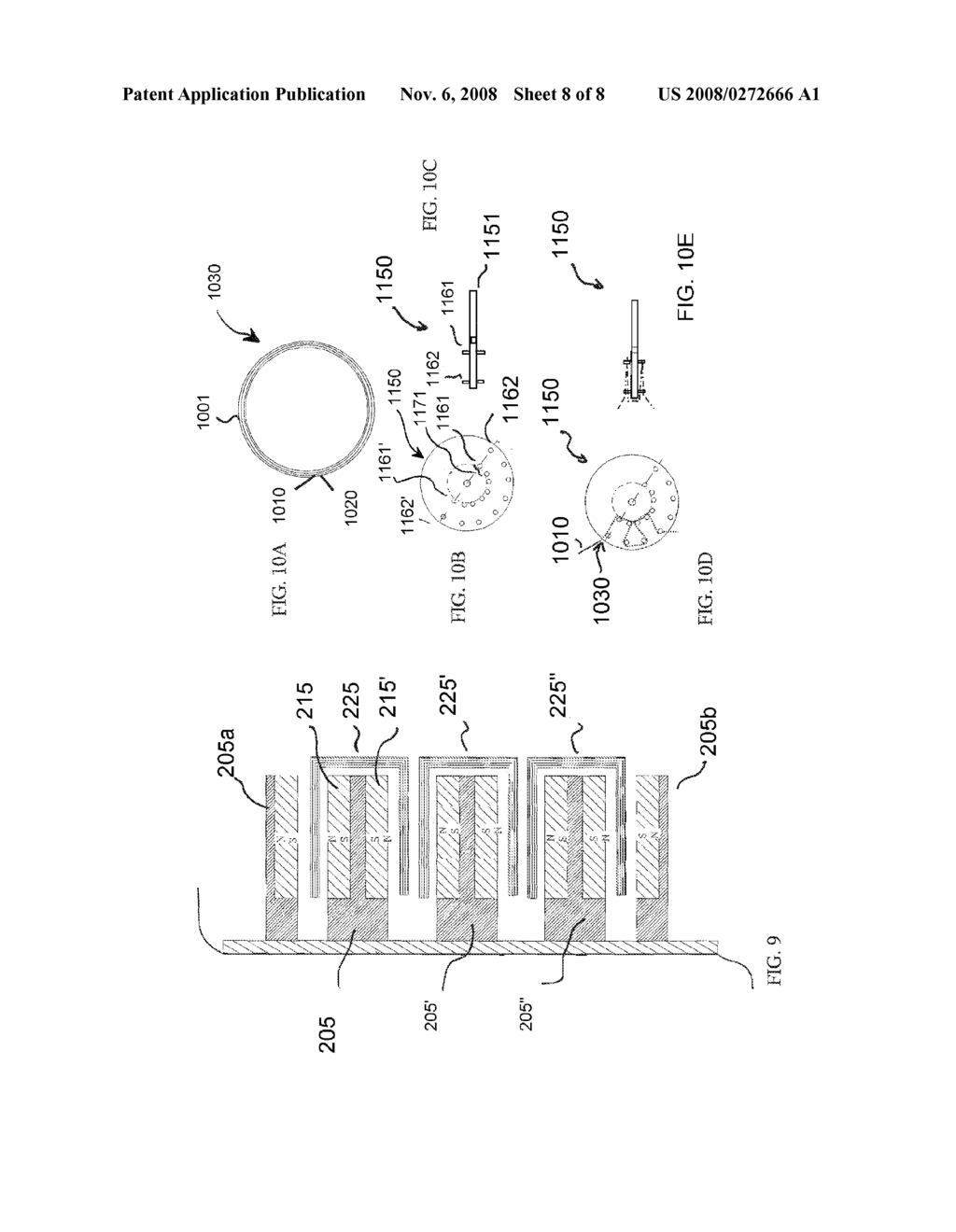 Arcuate coil winding and assembly for axial gap Electro-Dynamo Machines (EDM) - diagram, schematic, and image 09