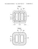 Iron core for stationary apparatus and stationary apparatus diagram and image