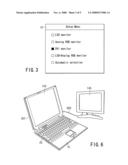 METHOD AND APPARATUS FOR CONTROLLING DISPLAY MONITORS PROVIDED ON AN ELECTRONIC APPARATUS diagram and image